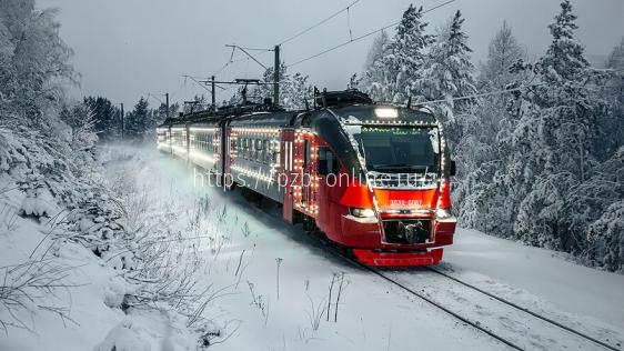 Новогодняя электричка Красноярск-Дивногорск курсирует до 13 января